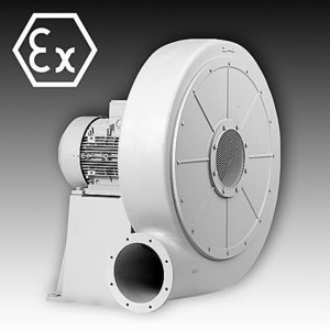 Вентиляторы высокого давления HRD-ATEX до 17,3 кПа, производительность до 100 м3/мин