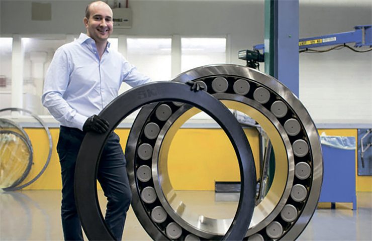 Самые большие уплотнения для сферического роликового подшипника SKF