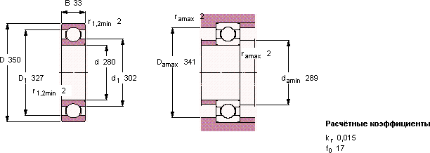 Подшипник 61856 MA