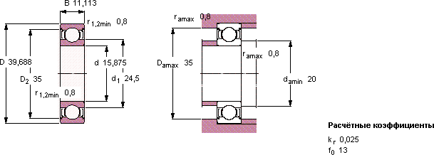 Подшипник RLS 5-2Z