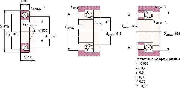 Подшипник 719/500 AGMB