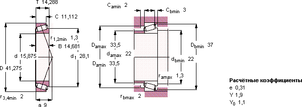 Подшипник 03062/03162/Q