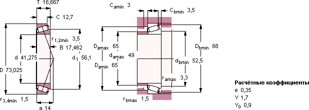 Подшипник 18590/18520/Q