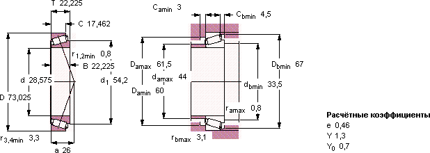 Подшипник 02872/02820/Q