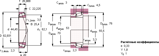 Подшипник 25580/25523/Q