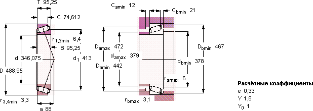 Подшипник HM 262749/710