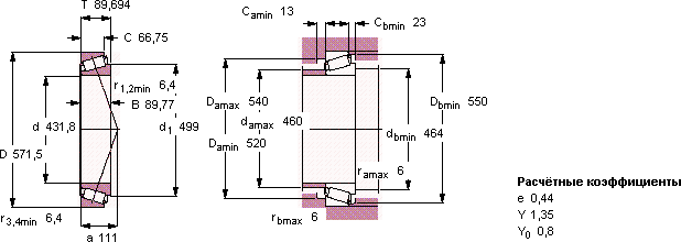Подшипник BT1B 328284/HA1