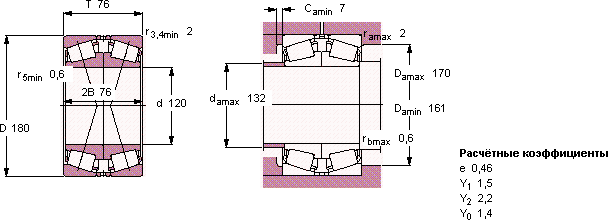 Подшипник 32024 X/DF