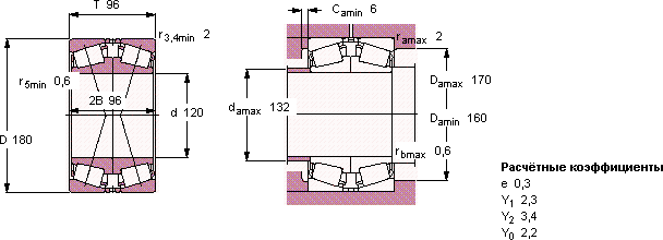 Подшипник 33024/DFC250