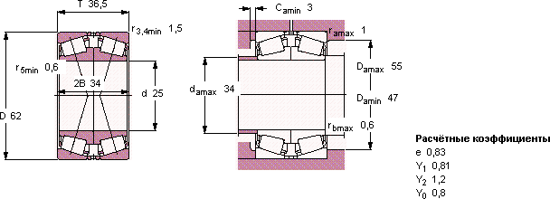 Подшипник 31305 J2/QDF