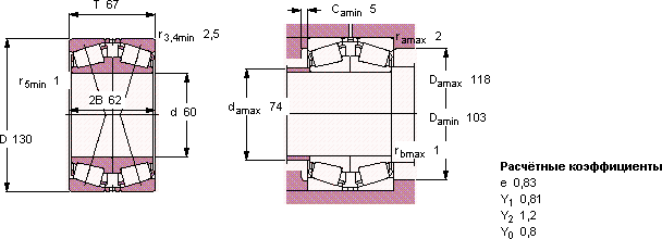 Подшипник 31312 J2/QDF