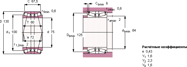 Подшипник 32215T80 J2/QDB