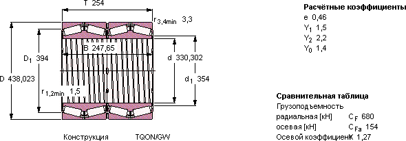 Подшипник BT4B 331664 AG/HA1
