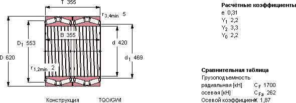 Подшипник BT4B 328374/HA1