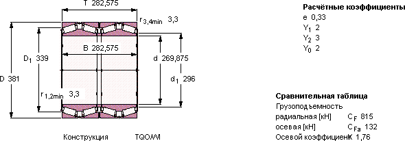 Подшипник BT4B 331168 B