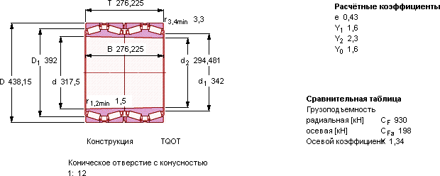 Подшипник BT4B 328952 A/HA1
