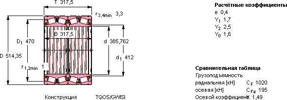 Подшипник BT4B 334042 G/HA1VA901