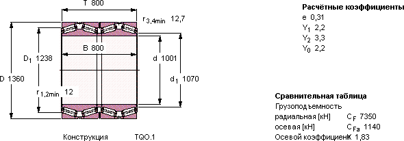 Подшипник BT4B 334031/HA4