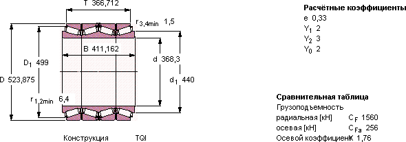 Подшипник BT4B 334011