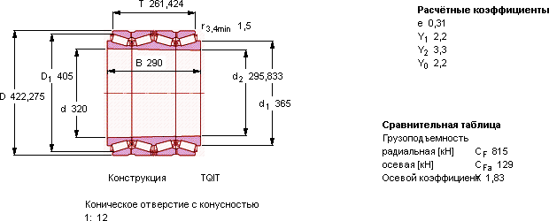 Подшипник BT4B 332716/HA1