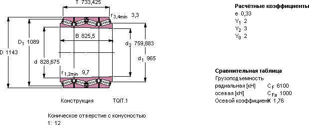 Подшипник BT4B 332663/HA4