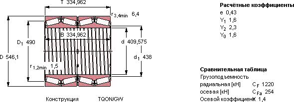 Подшипник BT4B 331333 E/C575