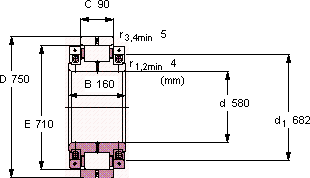 Подшипник BC1M 580-319470