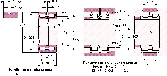 Подшипник NNF 5028 ADA-2LSV