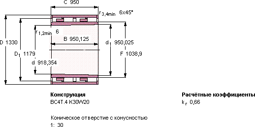 Подшипник BC4B 457995 VCA