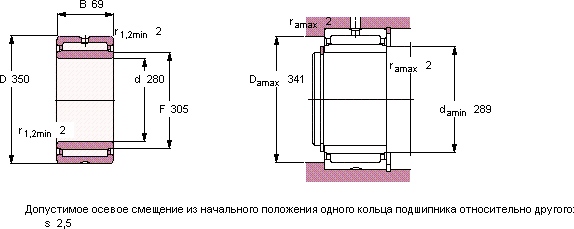 Подшипник NA 4856