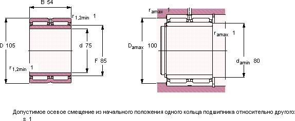 Подшипник NA 6915
