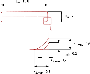 Подшипник RN-2x13.8 BF/G2