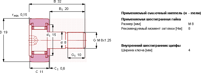 Подшипник KR 19 PPSKA