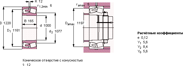 Подшипник 238/1000 CAKMA/W20