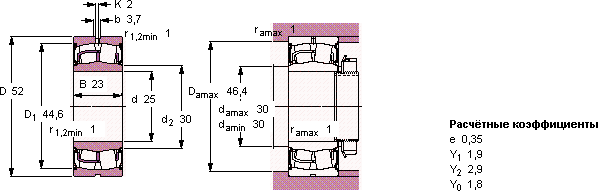 Подшипник BS2-2205-2CS/VT143