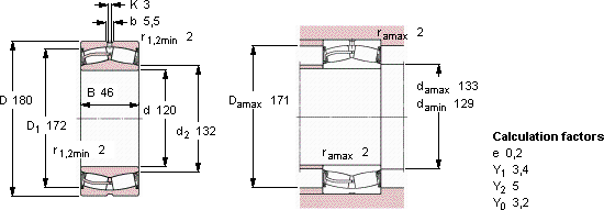 Подшипник 23024-2CS5/VT143