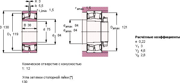Подшипник BS2-2215-2CSK/VT143