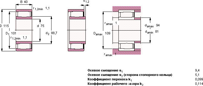 Подшипник C 4015 V
