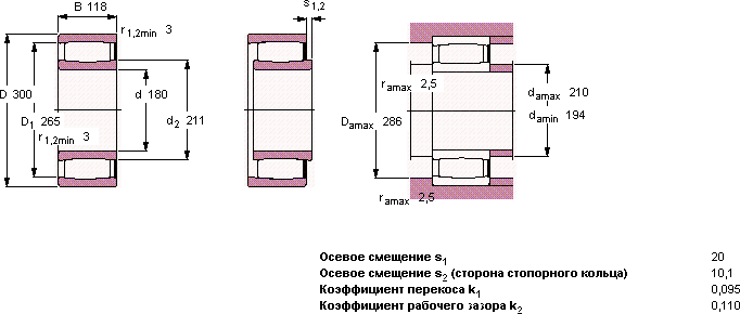 Подшипник C 4136 V