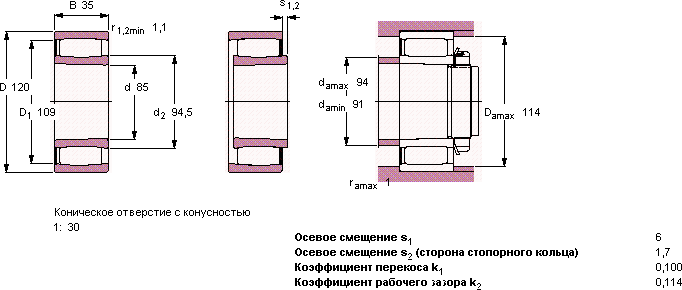 Подшипник C 4917 K30V
