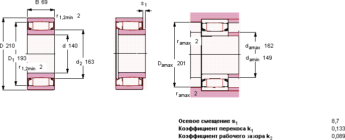 Подшипник C 4028-2CS5V