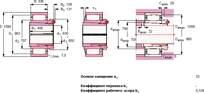Подшипник C 31/670 KMB- OH 31/670 HE