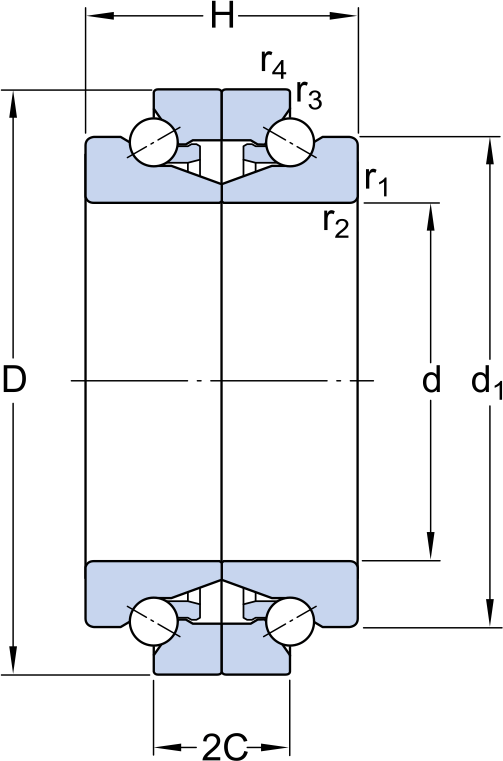 Подшипник BTW 160 CM/SP