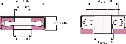 Подшипник 634011 A
