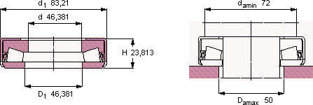 Подшипник BFSB 445870 E/HA1