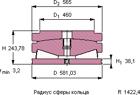 Подшипник 353124 AU