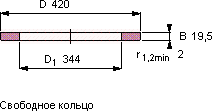 Подшипник GS 81168