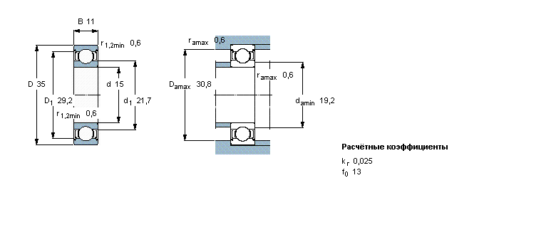 Подшипник E2.6202-2Z/C3