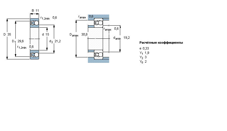 Подшипник 1202 ETN9/C3