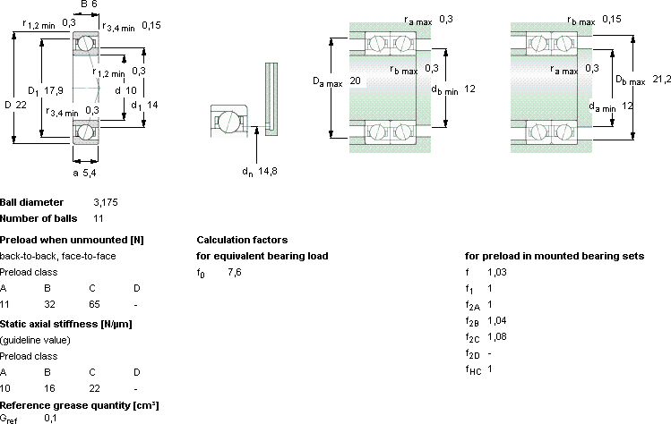 Подшипник 71900 CE/P4A